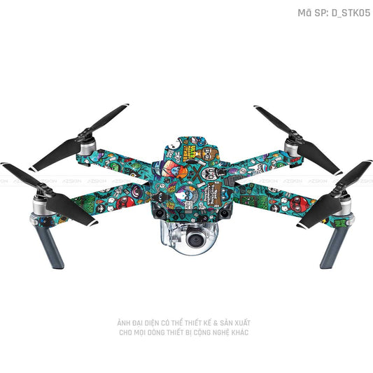 Dán Skin Flycam Hình Sticker | D_STK05
