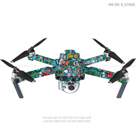 Dán Skin Flycam Hình Sticker | D_STK05