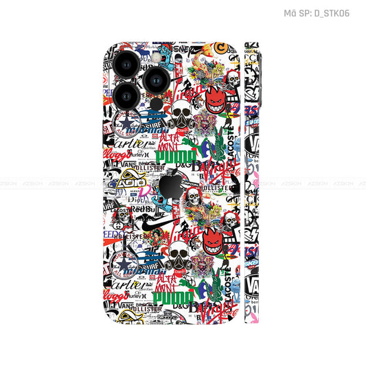 Dán Skin IPhone 12 Series Hình Sticker | D_STK06