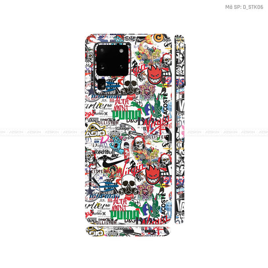 Dán Skin Galaxy S20 Series Hình Sticker | D_STK06