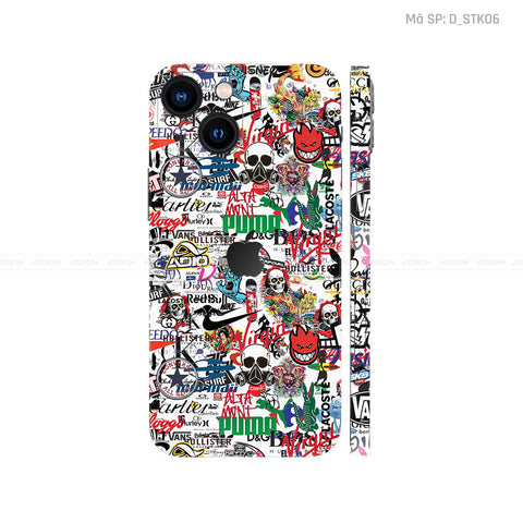 Dán Skin IPhone 16 Series Hình Sticker | STK06