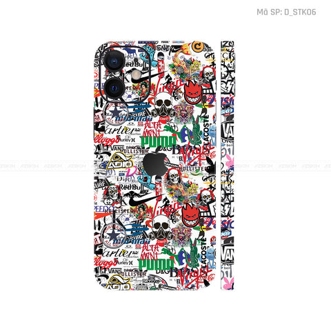 Dán Skin IPhone 12 Series Hình Sticker | D_STK06
