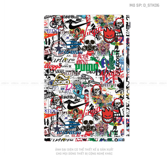 Dán Skin Galaxy Tab A Series Hình Sticker | D_STK06