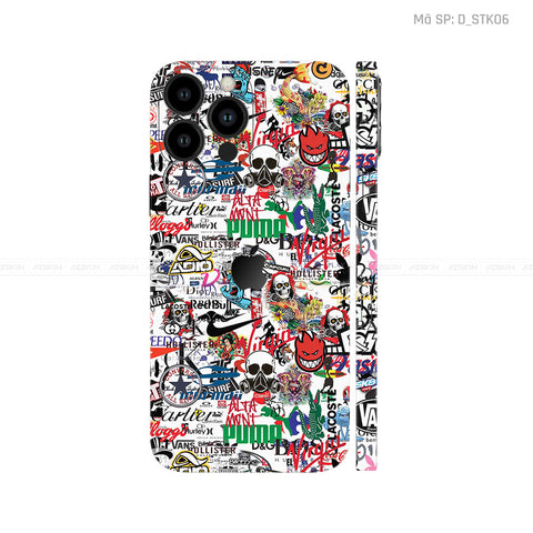 Dán Skin IPhone 13 Series Hình Sticker | D_STK06