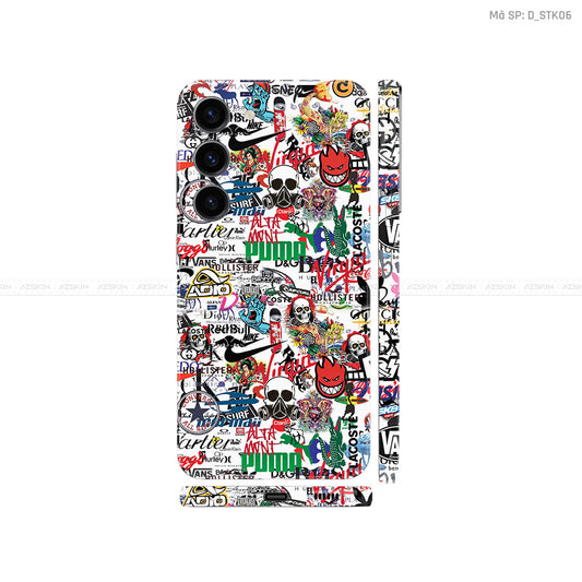 Dán Skin Galaxy S23 Series Hình Sticker | D_STK06