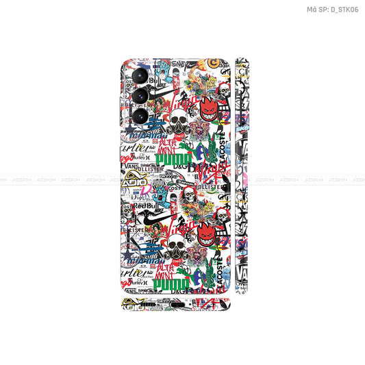 Dán Skin Galaxy S21 Series Hình Sticker | D_STK06