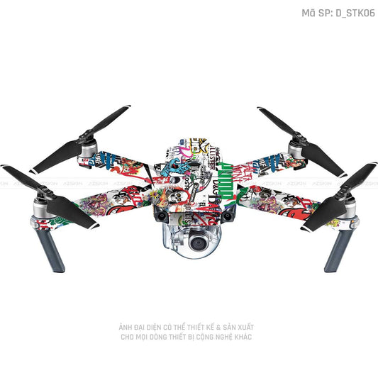 Dán Skin Flycam Hình Sticker | D_STK06