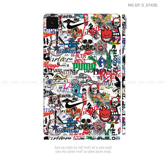 Dán Skin Máy Tính Bảng Xiaomi Mipad Hình Sticker | D_STK06
