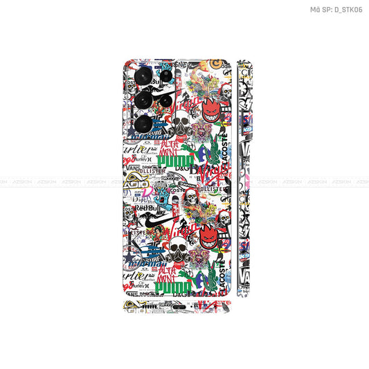 Dán Skin Galaxy S21 Series Hình Sticker | D_STK06