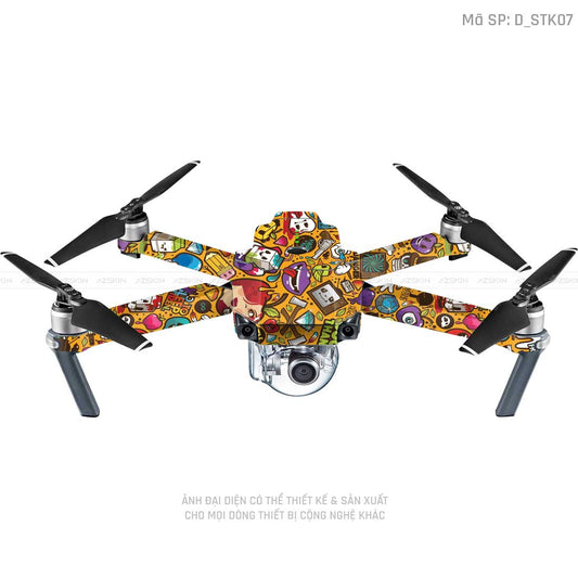 Dán Skin Flycam Hình Sticker | D_STK07