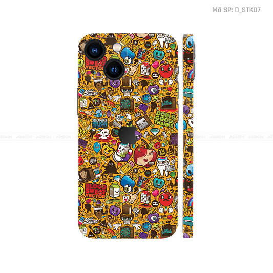 Dán Skin IPhone 15 Series Hình Sticker | STK07