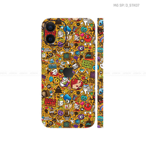 Dán Skin IPhone 12 Series Hình Sticker | D_STK07