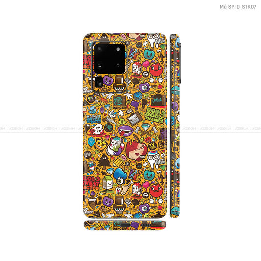 Dán Skin Galaxy S20 Series Hình Sticker | D_STK07