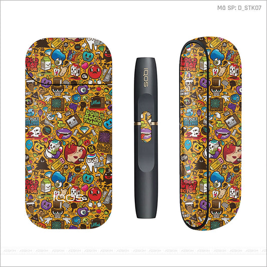 Dán Skin IQOS Hình Sticker | D_STK07