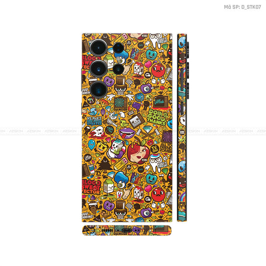 Dán Skin Galaxy S23 Series Hình Sticker | D_STK07