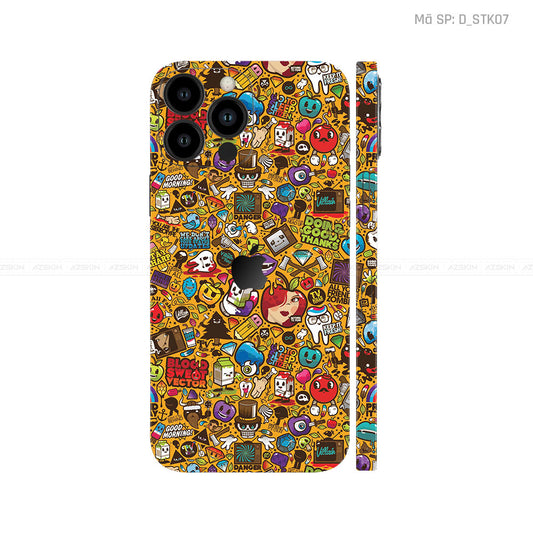 Dán Skin IPhone 15 Series Hình Sticker | STK07