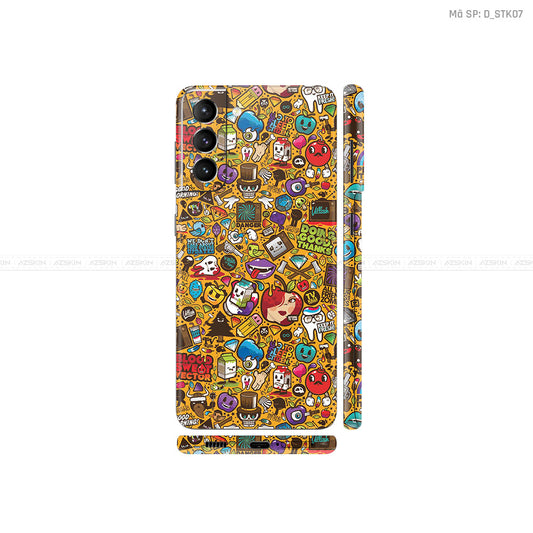 Dán Skin Galaxy S21 Series Hình Sticker | D_STK07