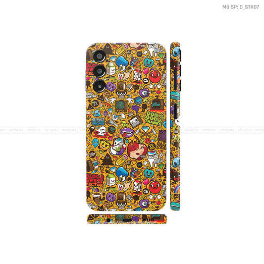 Dán Skin Samsung A Series Hình Sticker | D_STK07