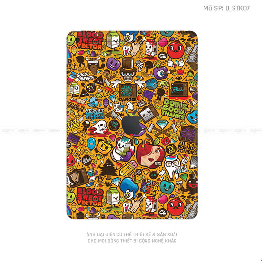 Dán Skin IPad Gen Series Hình Sticker | D_STK07