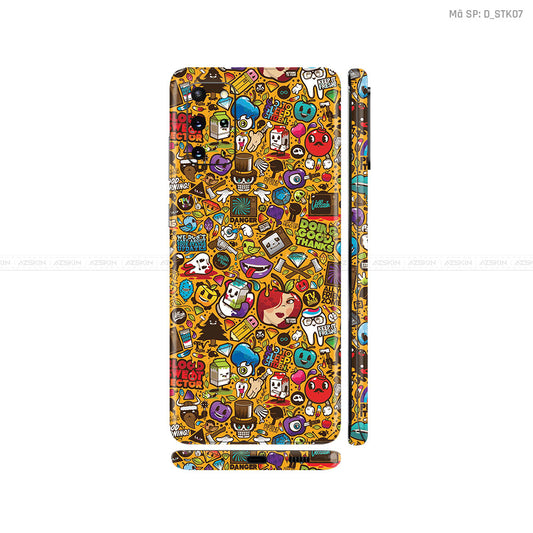 Dán Skin Galaxy S20 Series Hình Sticker | D_STK07