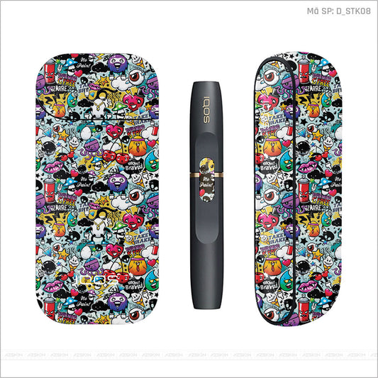 Dán Skin IQOS Hình Sticker | D_STK08