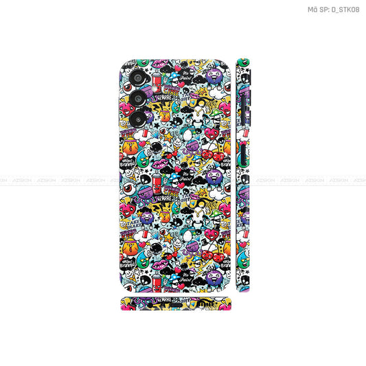 Dán Skin Samsung A Series Hình Sticker | D_STK08