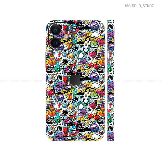Dán Skin IPhone 12 Series Hình Sticker | D_STK08