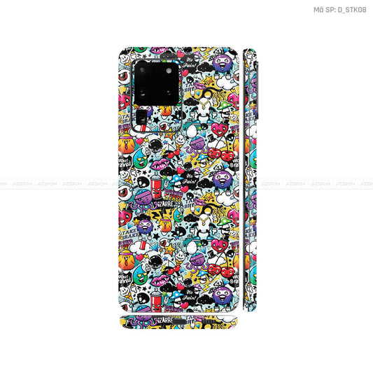 Dán Skin Galaxy S20 Series Hình Sticker | D_STK08