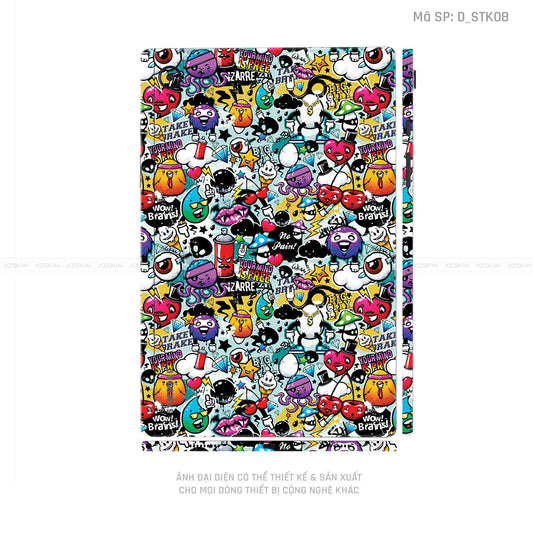 Dán Skin Galaxy Tab A Series Hình Sticker | D_STK08