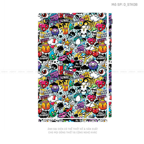 Dán Skin Galaxy Tab A Series Hình Sticker | D_STK08