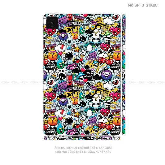 Dán Skin Máy Tính Bảng Xiaomi Mipad Hình Sticker | D_STK08