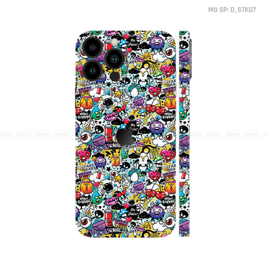Dán Skin IPhone 15 Series Hình Sticker | STK08
