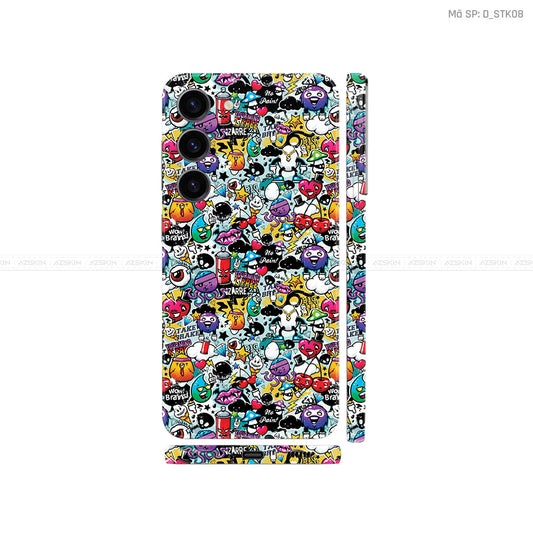 Dán Skin Galaxy S23 Series Hình Sticker | D_STK08