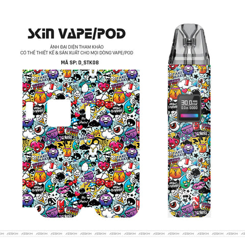 Dán Skin Pod Hình Sticker | D_STK08