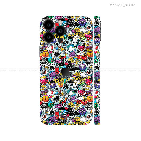 Dán Skin IPhone 12 Series Hình Sticker | D_STK08