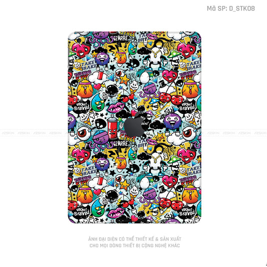 Dán Skin IPad Gen Series Hình Sticker | D_STK08