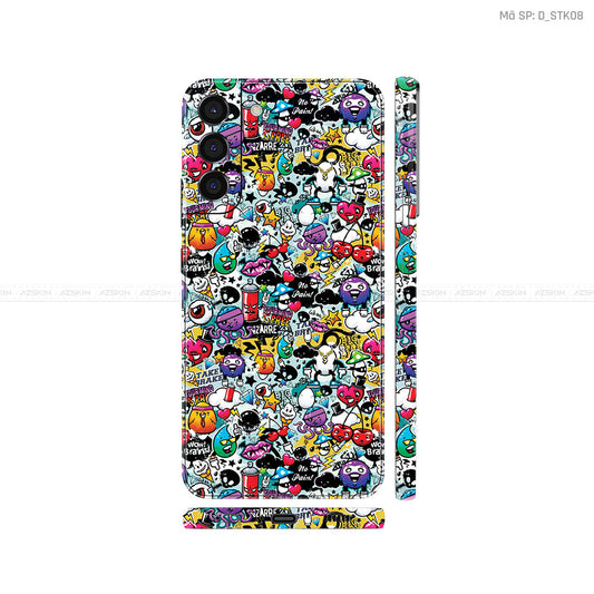 Dán Skin Galaxy S22 Series Hình Sticker | D_STK08