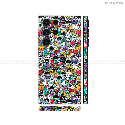 Dán Skin Galaxy S23 Series Hình Sticker | D_STK08