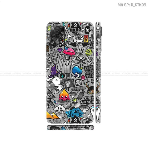 Dán Skin Xiaomi Redmi Note 11 Series Hình Sticker | D_STK09