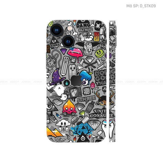 Dán Skin IPhone 15 Series Hình Sticker | STK09