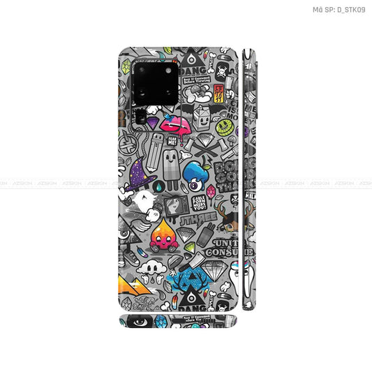 Dán Skin Galaxy S20 Series Hình Sticker | D_STK09