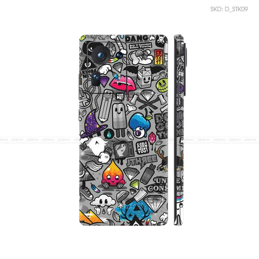 Dán Skin Điện Thoại Xiaomi Mi Mix Series Hình Sticker | D_STK09
