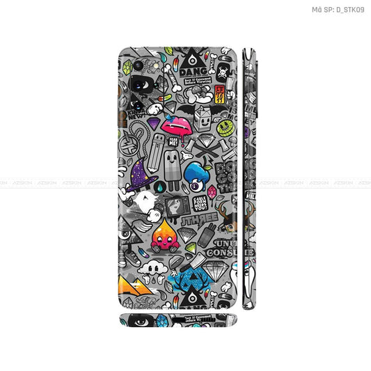 Dán Skin Galaxy S20 Series Hình Sticker | D_STK09