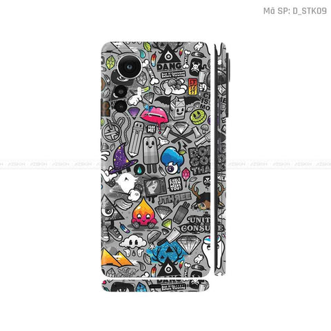 Dán Skin Xiaomi 12 Series Hình Sticker | D_STK09