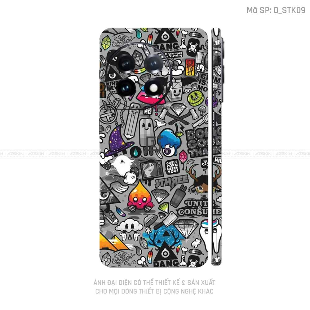 Dán Skin Oneplus Ace Series Hình Sticker | D_STK09