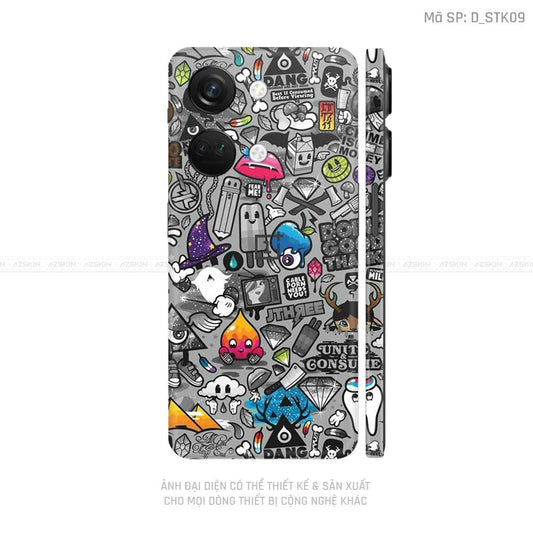 Dán Skin Oneplus Nord Series Hình Sticker | D_STK09