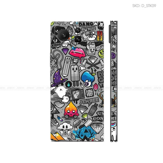 Dán Skin Điện Thoại Xiaomi Mix Fold Series Hình Sticker | D_STK09
