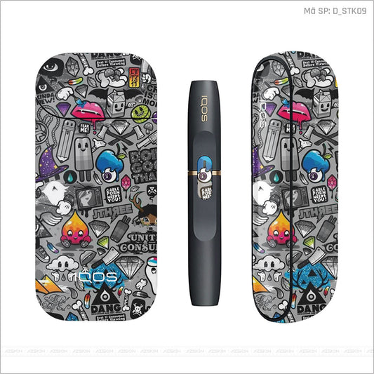 Dán Skin IQOS Hình Sticker | D_STK09