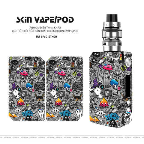 Dán Skin Vape Hình Sticker | D_STK09