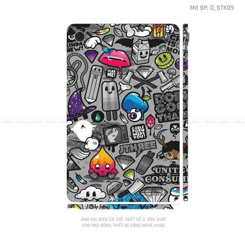 Dán Skin Máy Tính Bảng Oppo Pad Series Hình Sticker | D_STK09